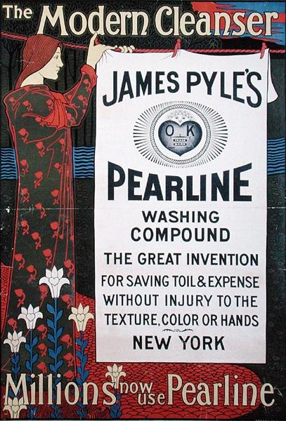 Plakát s reklamou „James Pyle
