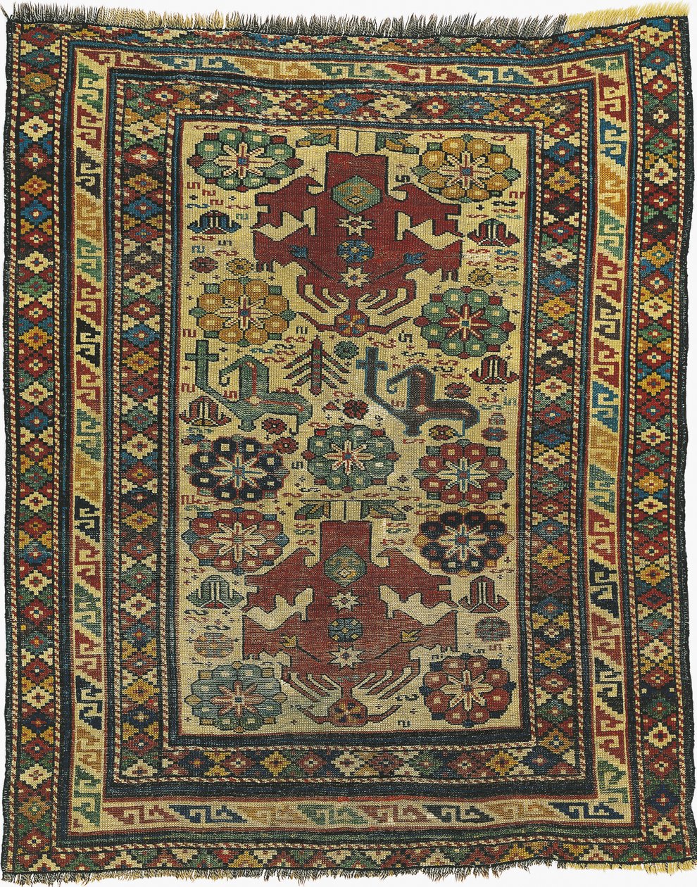 Detailní záběr na koberec Sevan, Arménie od School Armenian