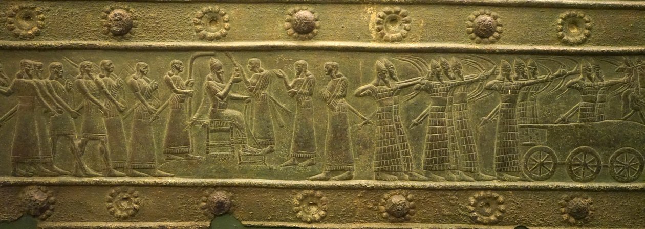 Balawatská brána ze starověké Asyrské říše (nízký reliéf) od School Assyrian