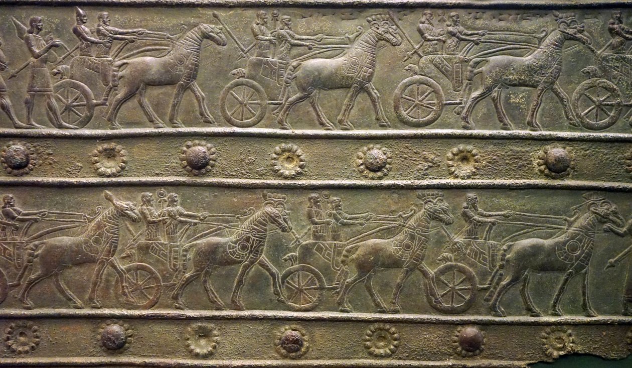 Balawatská brána ze starověké Asyrské říše (nízký reliéf) od School Assyrian