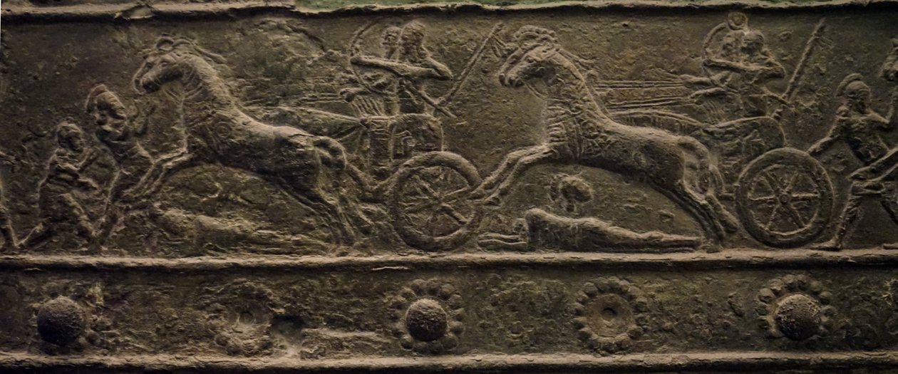 Balawatská brána ze starověké Asyrské říše (nízký reliéf) od School Assyrian