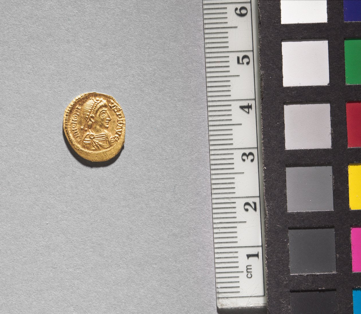 Solidus of Arkadios (avers), 395-408 (zlato) (viz CVL 499735 pro rub) od School Byzantine