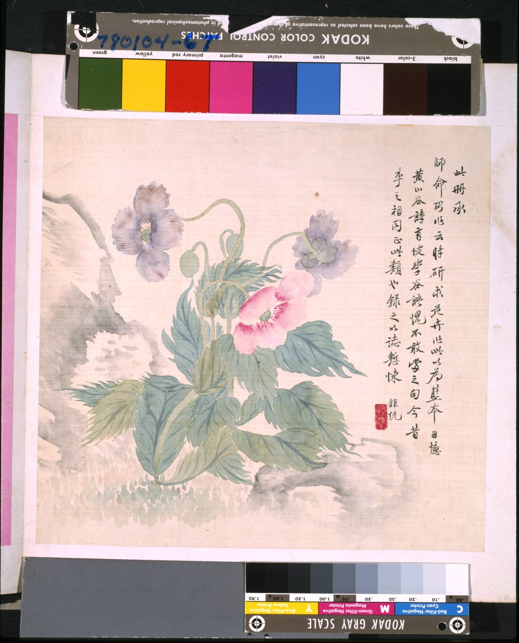 Album květin a ptáků, datum neznámé (tuš a barva na hedvábí) od School Chinese