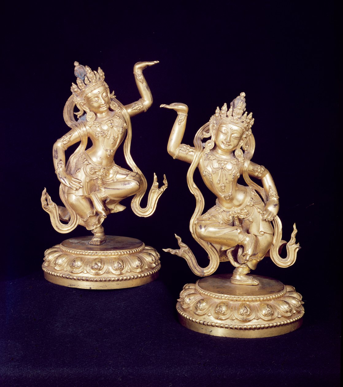 Bódhisattva, dvojice postav Husante od School Chinese