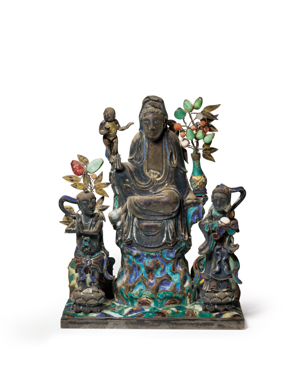 Buddhistická figurální skupina od School Chinese