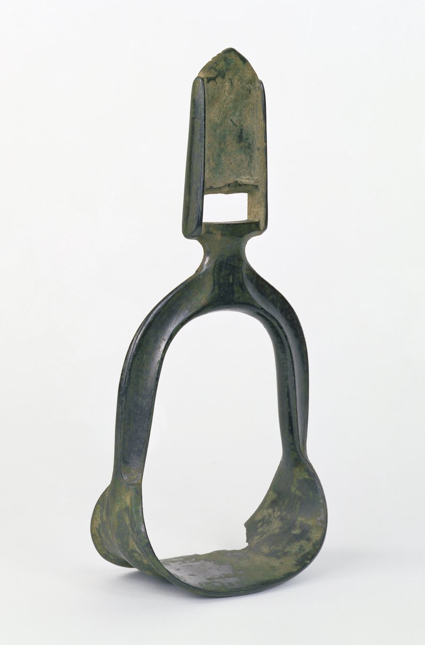 Čínský třmen, 6.-7. století (bronz) od School Chinese