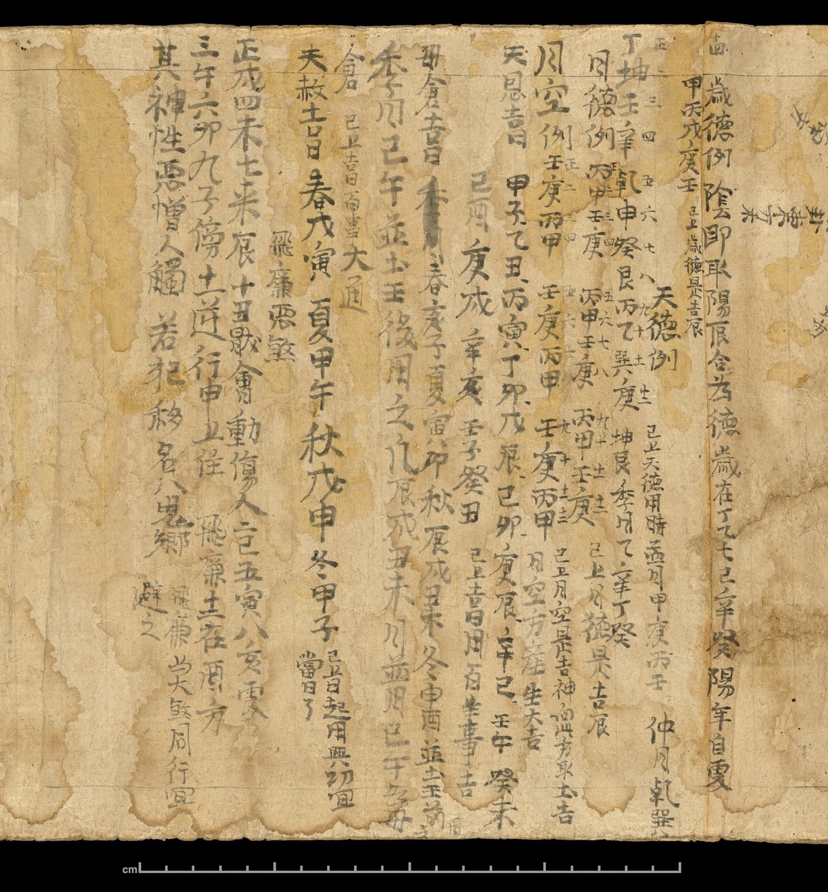 Text věštění, Dunhuang Mogao, Čína, cca 978 (inkoust na papíře) od School Chinese