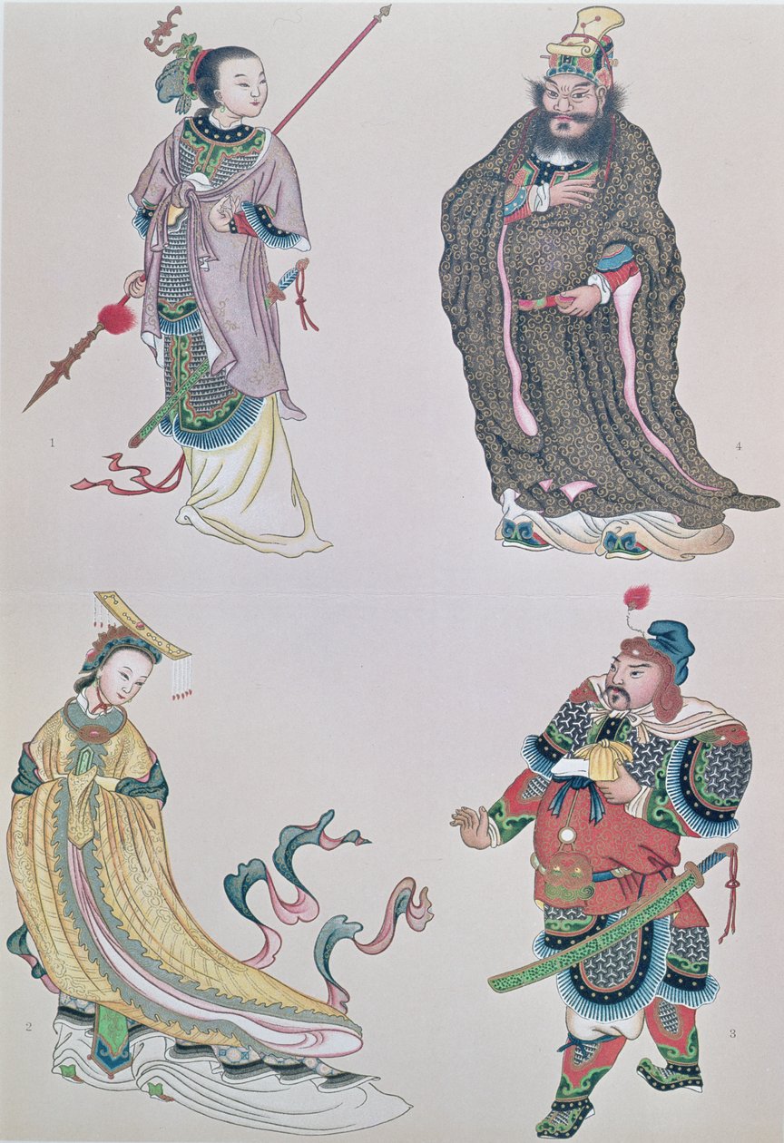 Hrdinové a hrdinky čínské historie, včetně císařovny Wu od School Chinese