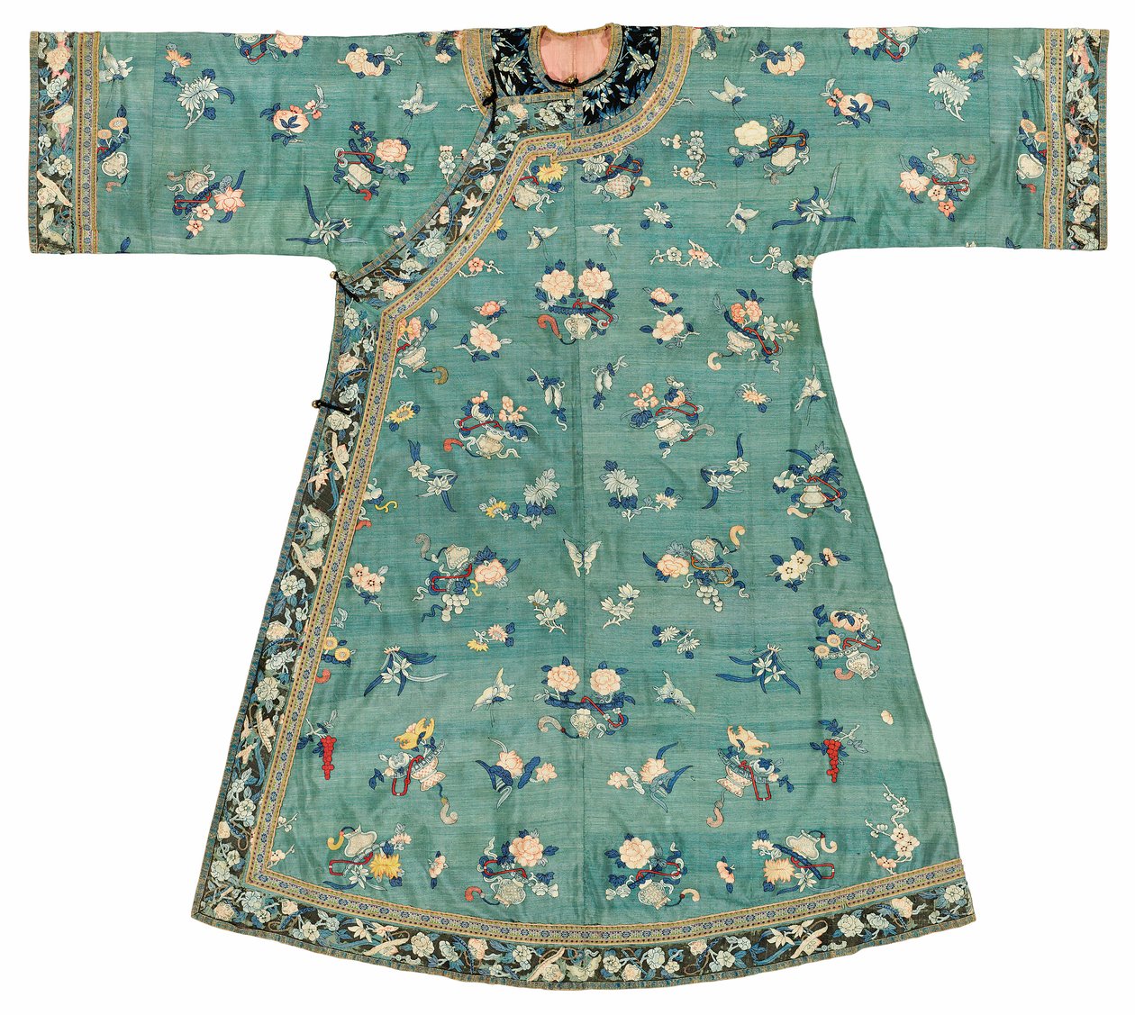 Dámský župan Kesi s nefritovým broušením, polovina 19. století (textil) od School Chinese