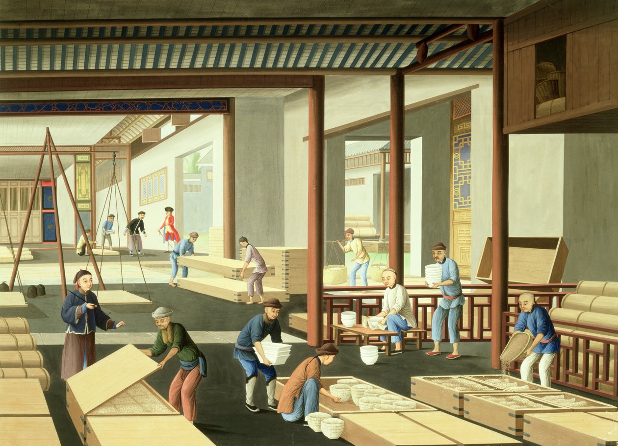 Výroba porcelánu (kvaš na papíře) od School Chinese