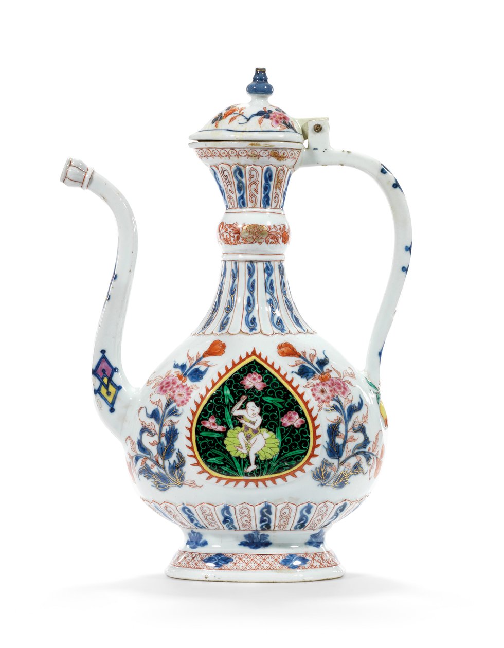 Rose-Imari džbán a kryt pro blízkovýchodní trh, druhá čtvrtina 18. století (keramika) od School Chinese