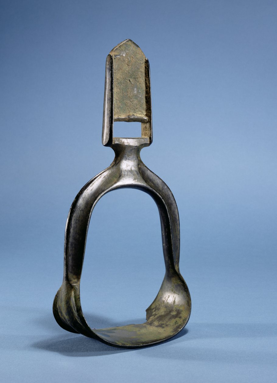 Třmen, ze severozápadní Číny nebo Sibiře, 6. nebo 7. století (bronz) od School Chinese