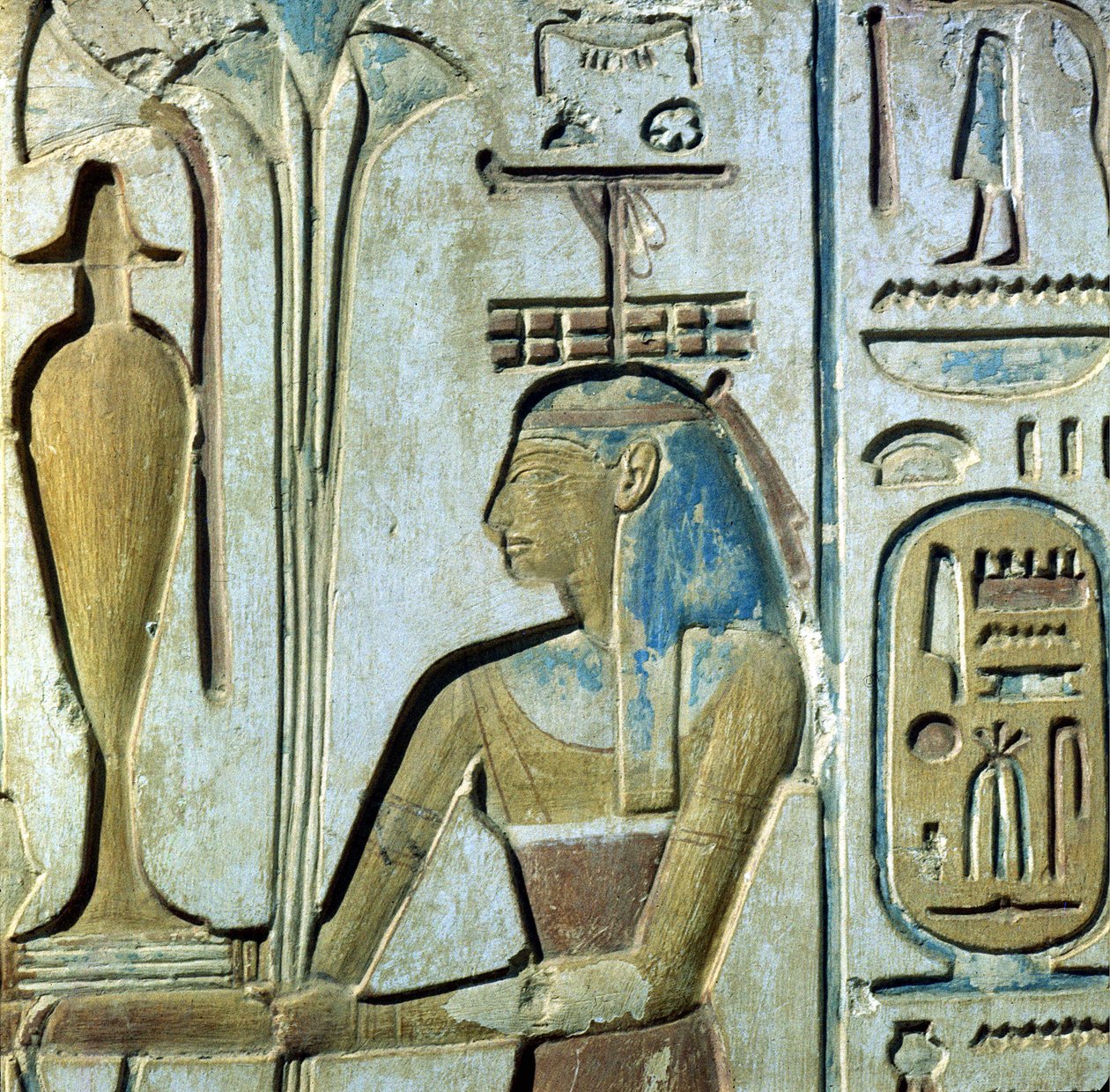 Abydos: Chrám Setiho I. zasvěcený bohu Osirisovi. od School Egyptian