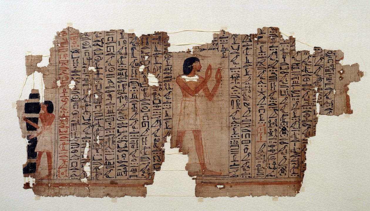 Egyptský starověk: výňatek z knihy mrtvých od School Egyptian