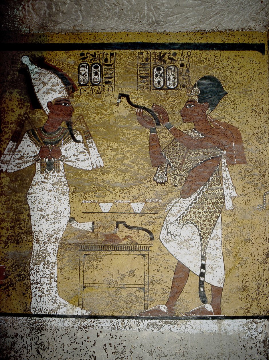 Luxor, Théby: Údolí králů. Tutanchamonova hrobka. od School Egyptian