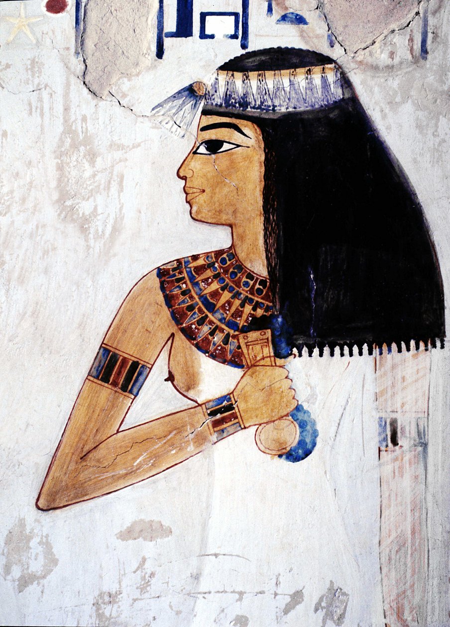 Luxor Théby: , Necropole des Nobles, Vallee des Nobles. Mennova hrobka (18. dynastie). od School Egyptian