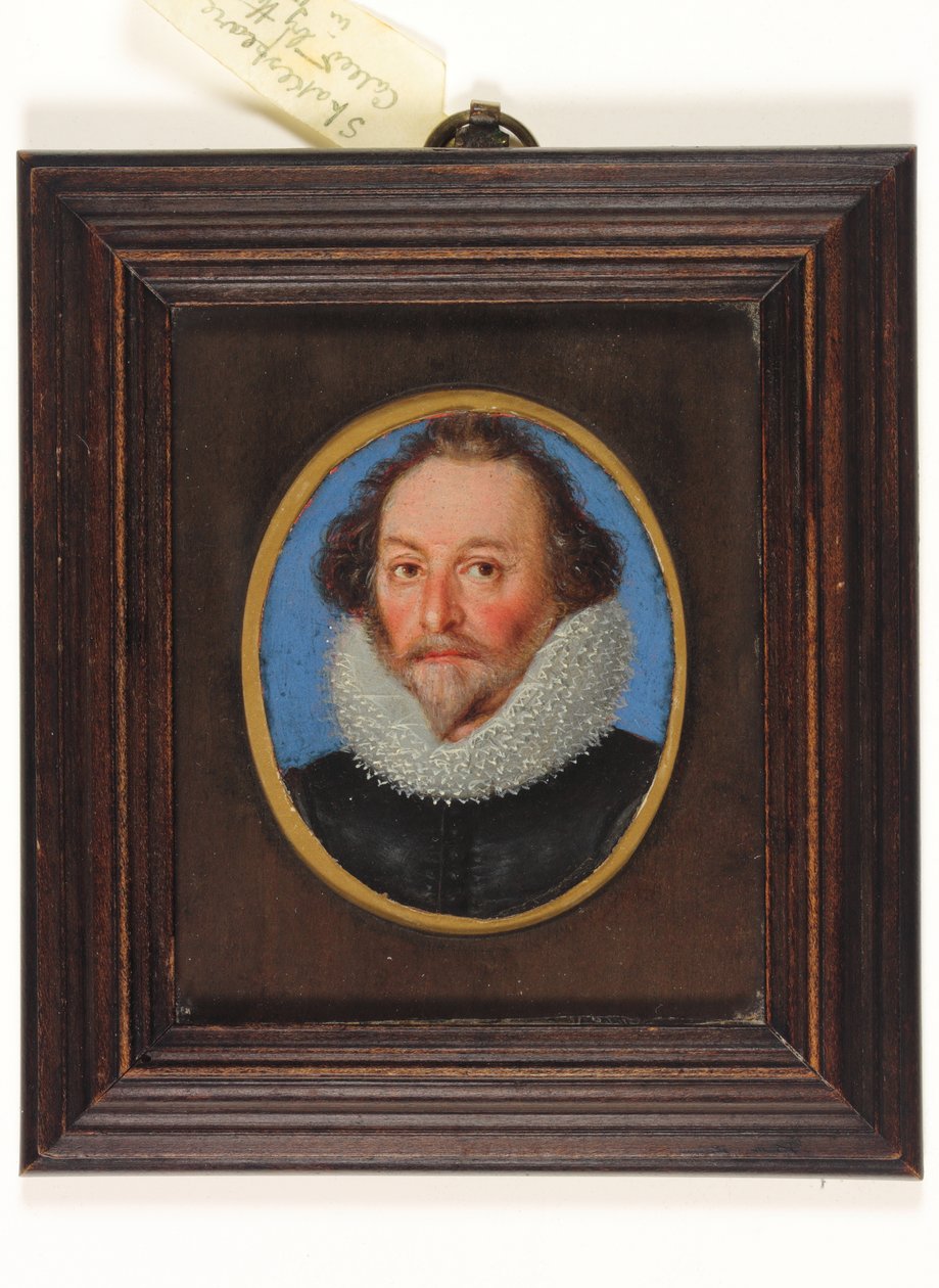 Gentleman jménem William Shakespeare (akvarel na pergamenu) od School English