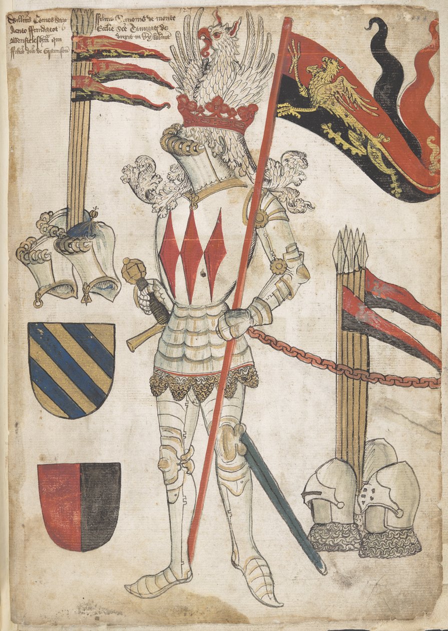 Add MS 45133 f.52r William Montacute, from 