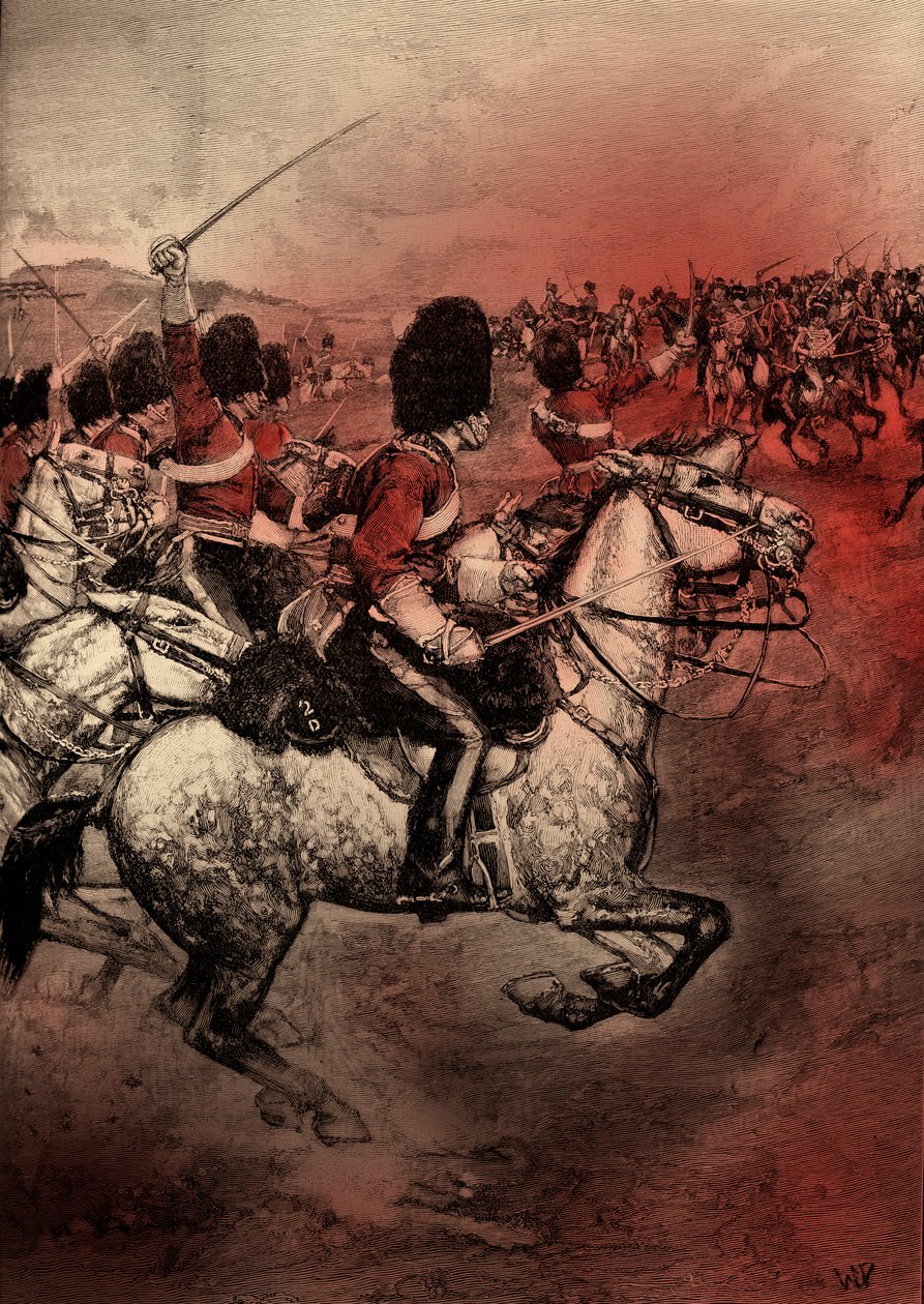 Charge of the Heavy Brigade, Krymská válka, z knihy "Cassell