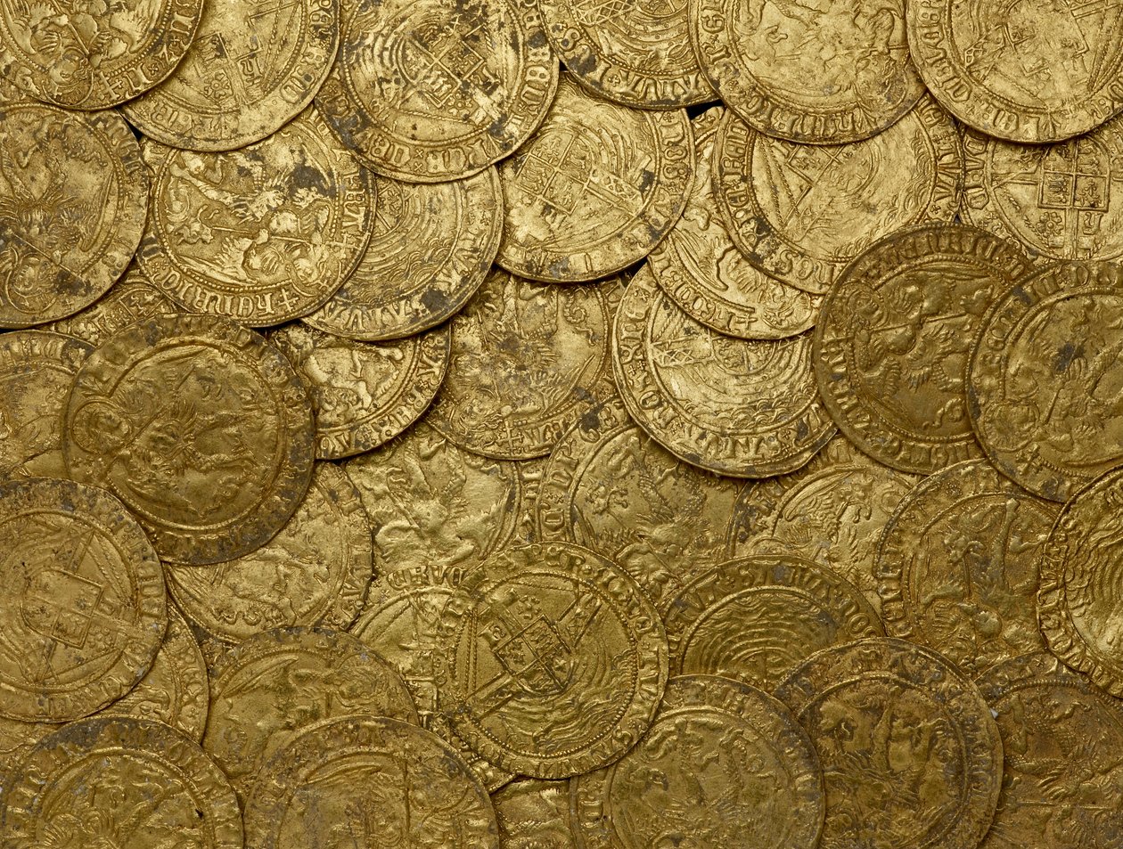 Kompletní tudorovský zlatý poklad, Asthall Hoard, z Asthall od School English