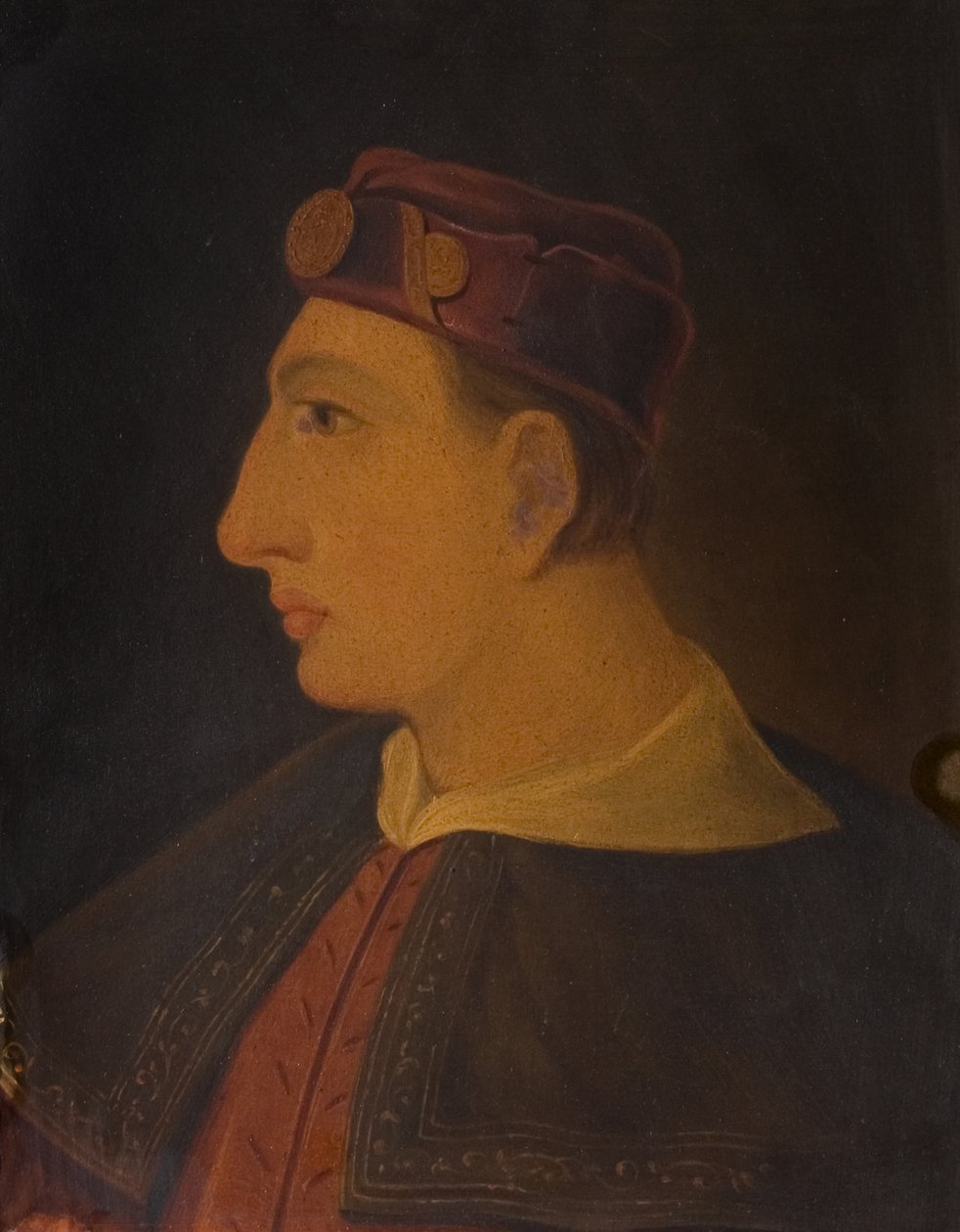 Henry V (olej na panelu) od School English