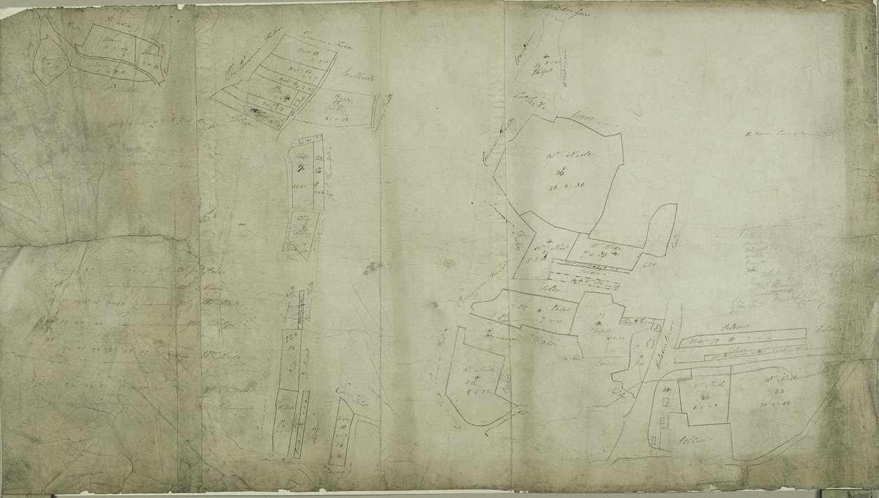 Mapa Willesden, Londýn (litho) od School English