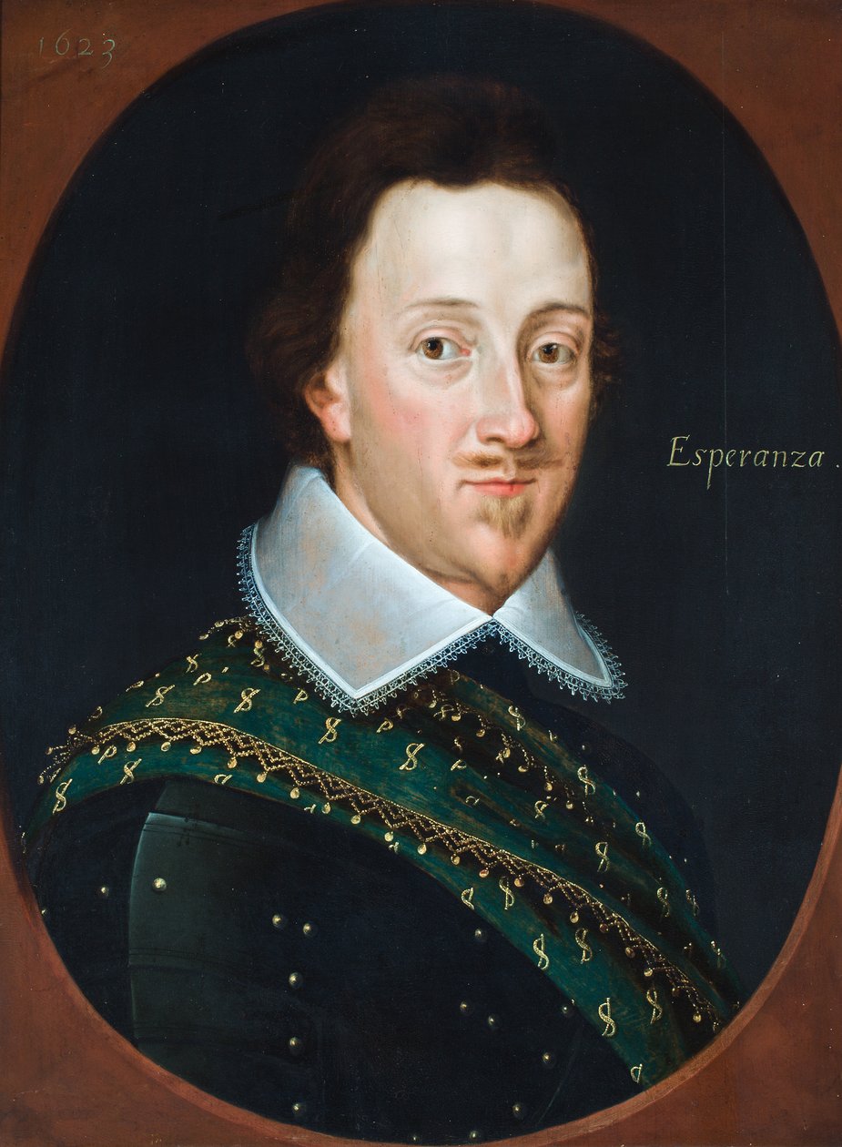 Portrét gentlemana, údajně Henryho, lorda Percyho z Alnwicku (olej na desce) od School English