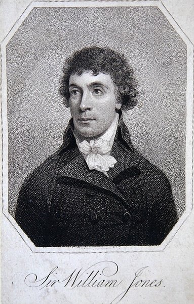 Sir William Jones (rytina) od School English