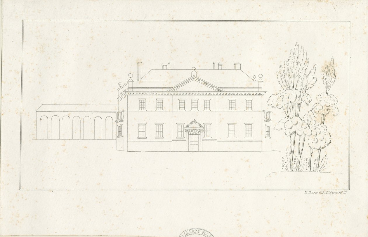 Whieldons Grove: litografie a [? 19. století] (tisk) od School English