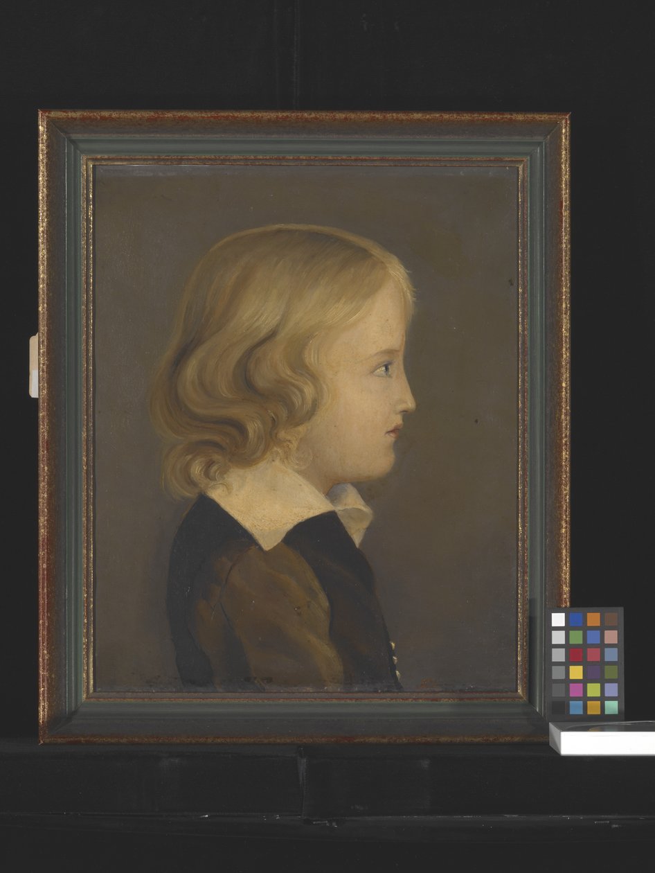 Portrét německého prince (olej na plátně) od School European