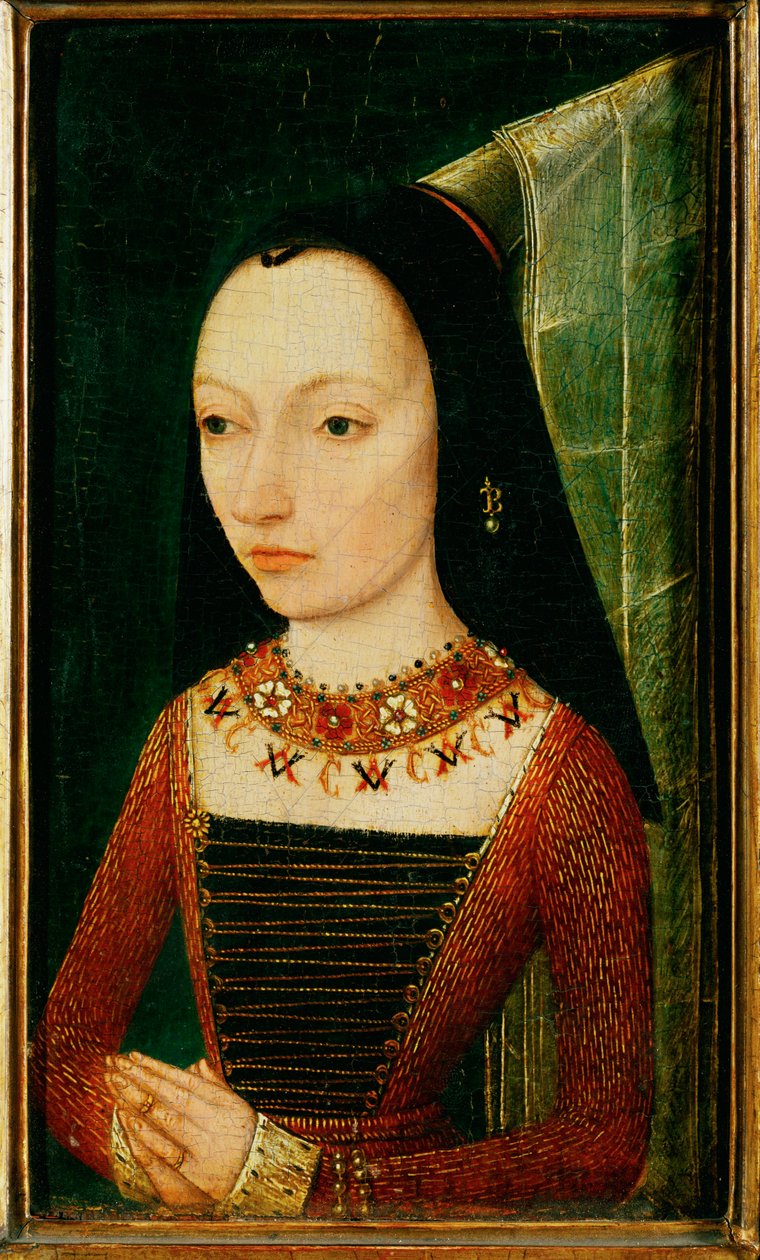 Markéta z Yorku, manželka Karla Smělého ... od School Flemish