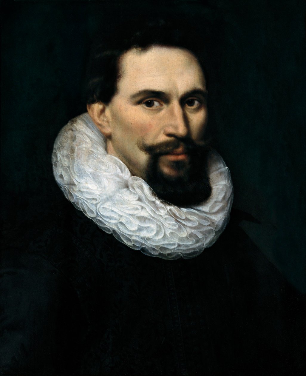 Portrét Maurice z Nassau (1567-1625), prince z Orange, hrabě z Nassau. Anonymní malba, vlámská škola (olej na plátně) od School Flemish