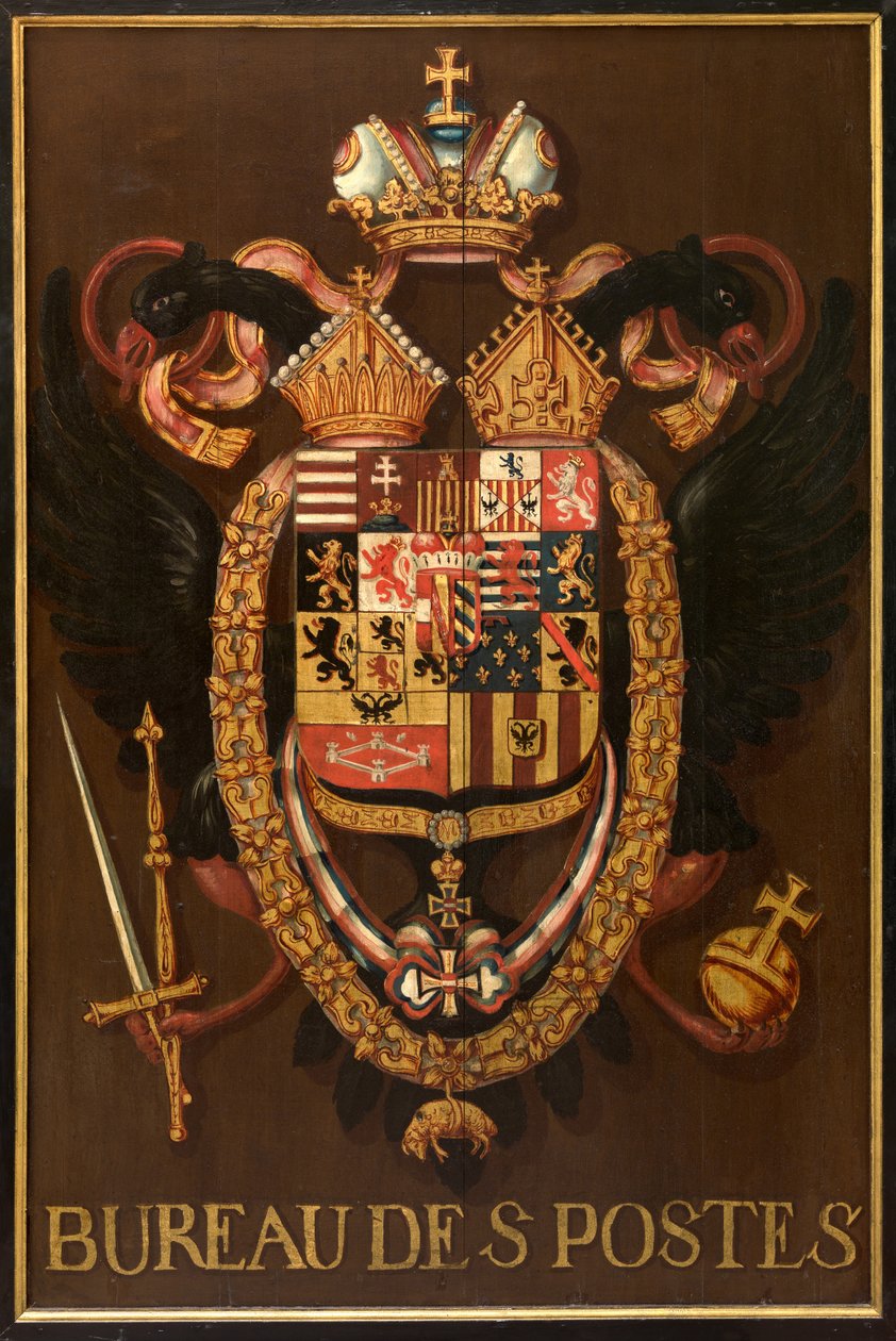Sign of the Post (olej na panelu) od School Flemish