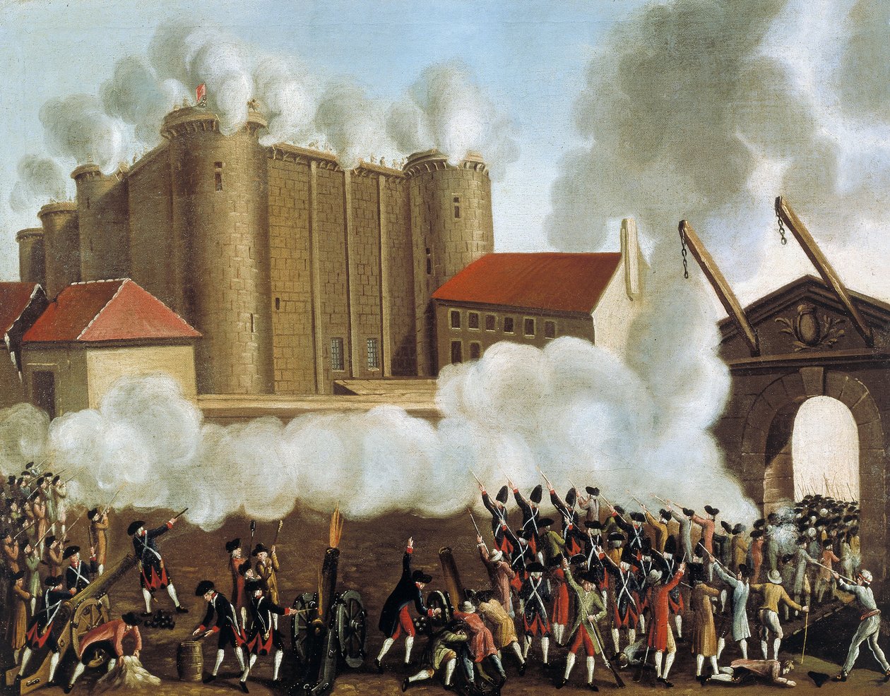 Dobytí Bastily, Paříž od School French