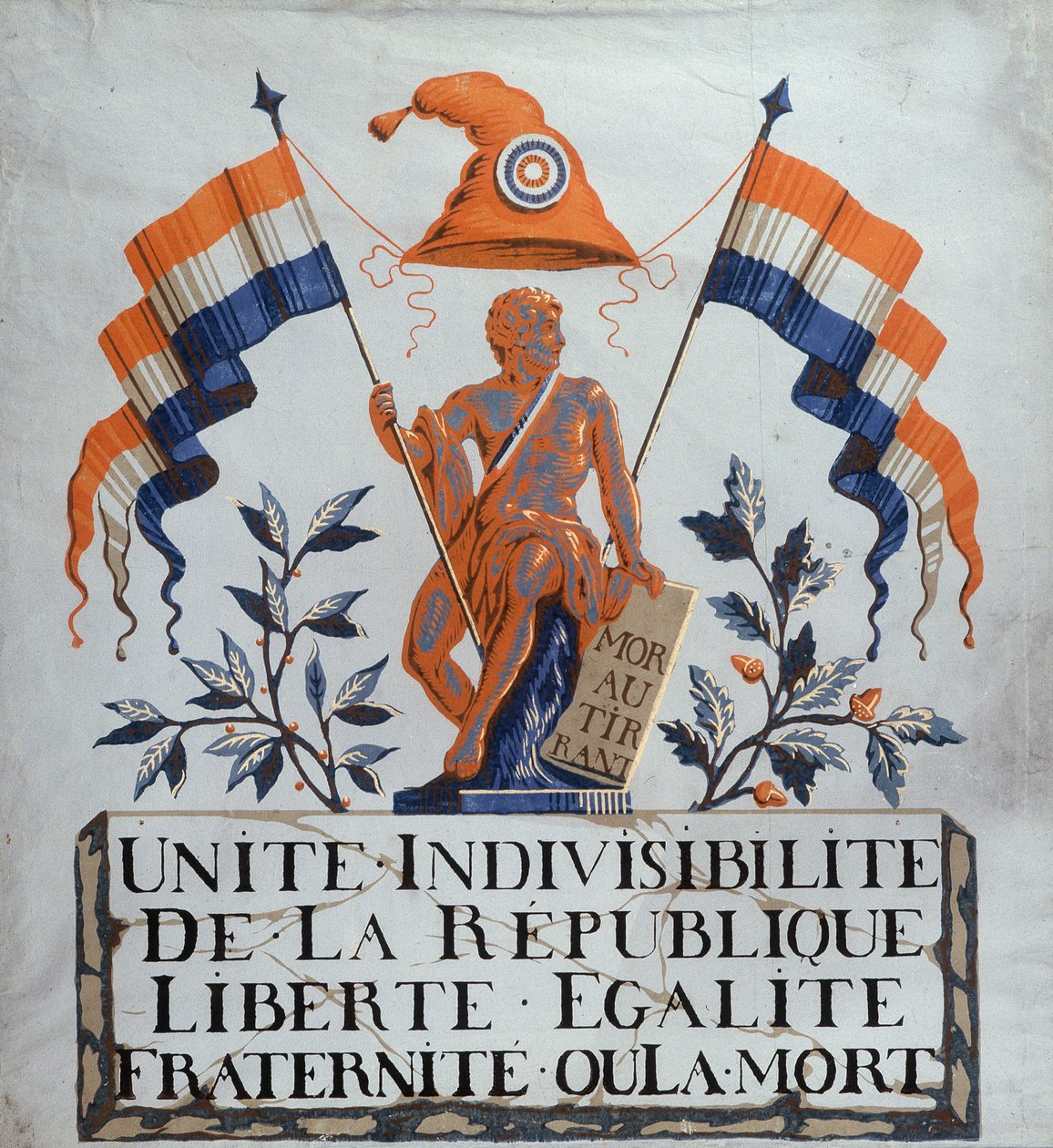 Smrt tyranovi - Alegorie republiky od School French