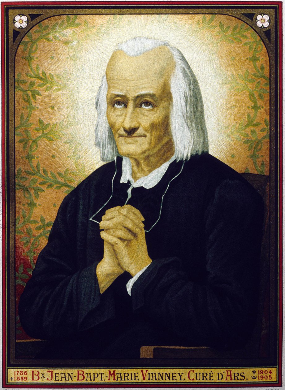 Saint Jean Baptiste Vianney (barevné lito) od School French