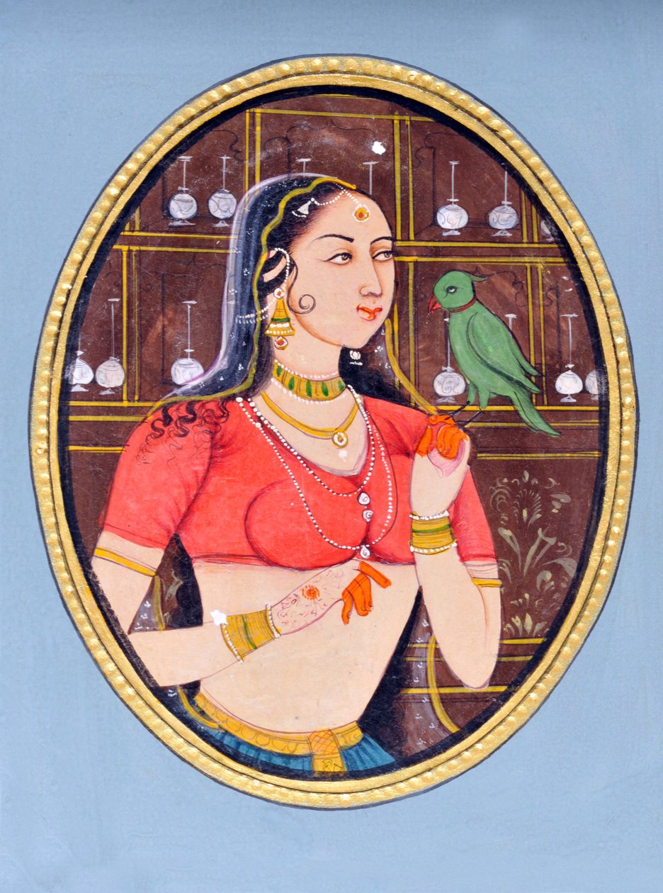 Miniaturní malba Jodha Bai Indie Asie od School Indian