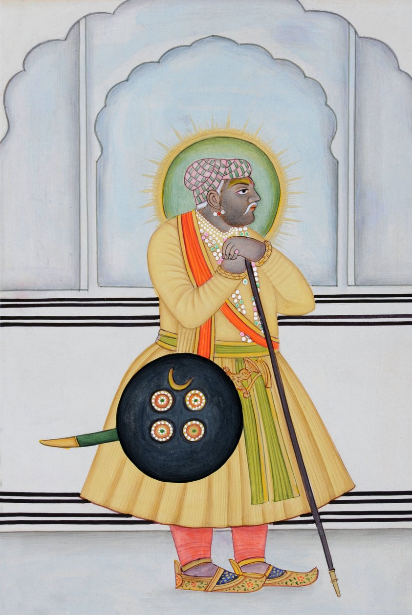 Miniatura Mirza Raja Man Singh, Jaipur od School Indian