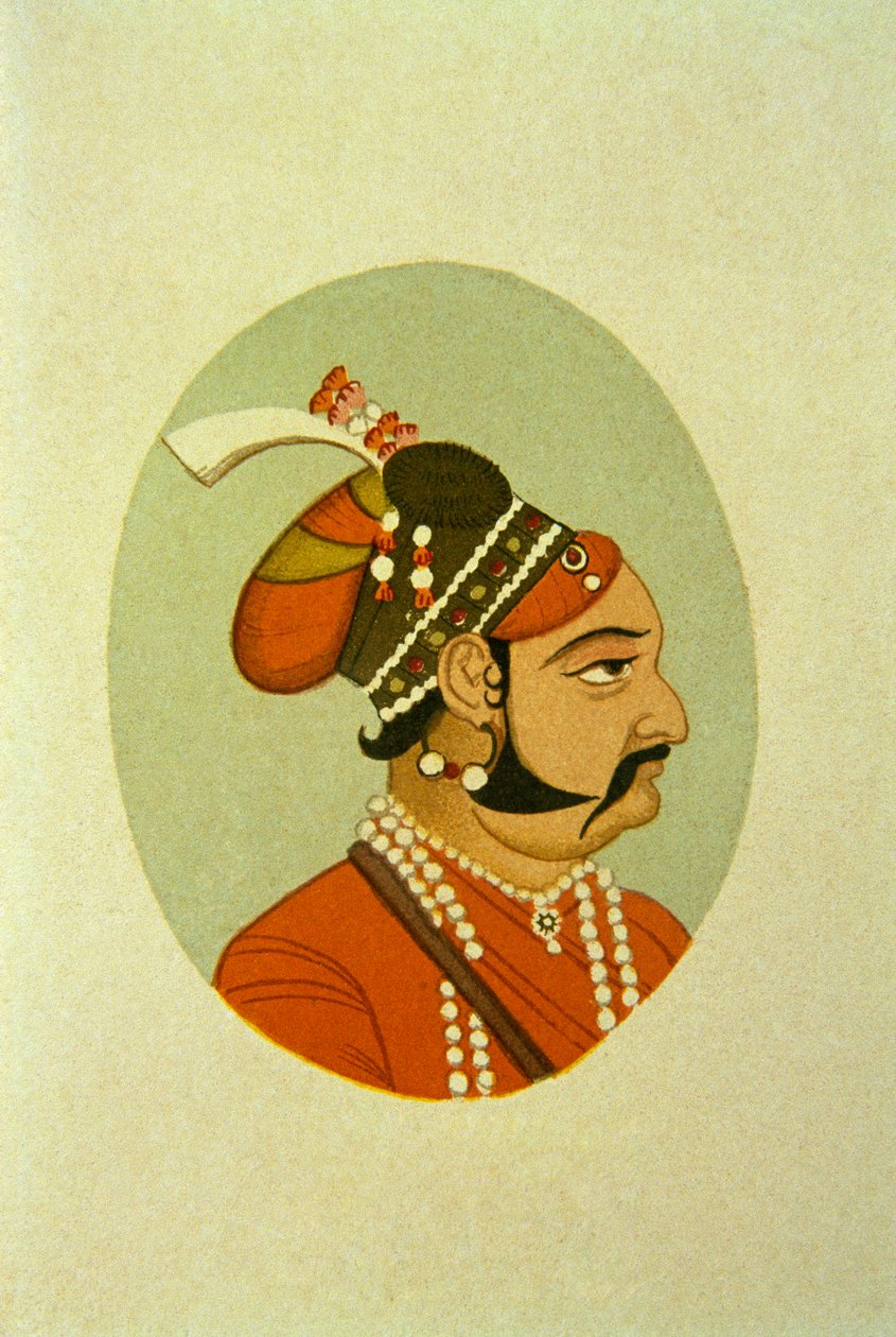Portrét mahárádži Džajsalmara Jaswanta Singha, Indie od School Indian