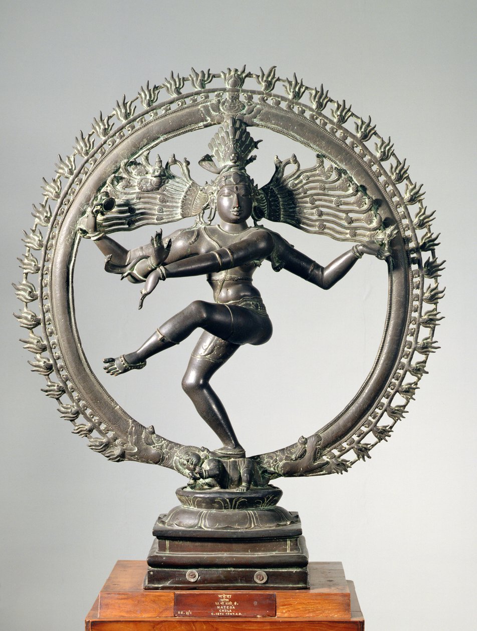 Shiv Nataraja, Tamil Nadu, Late Chola (Bronz) od School Indian