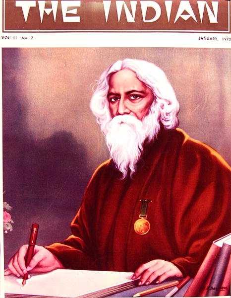 Sir Rabindranath Tagore (1861-1941) od School Indian