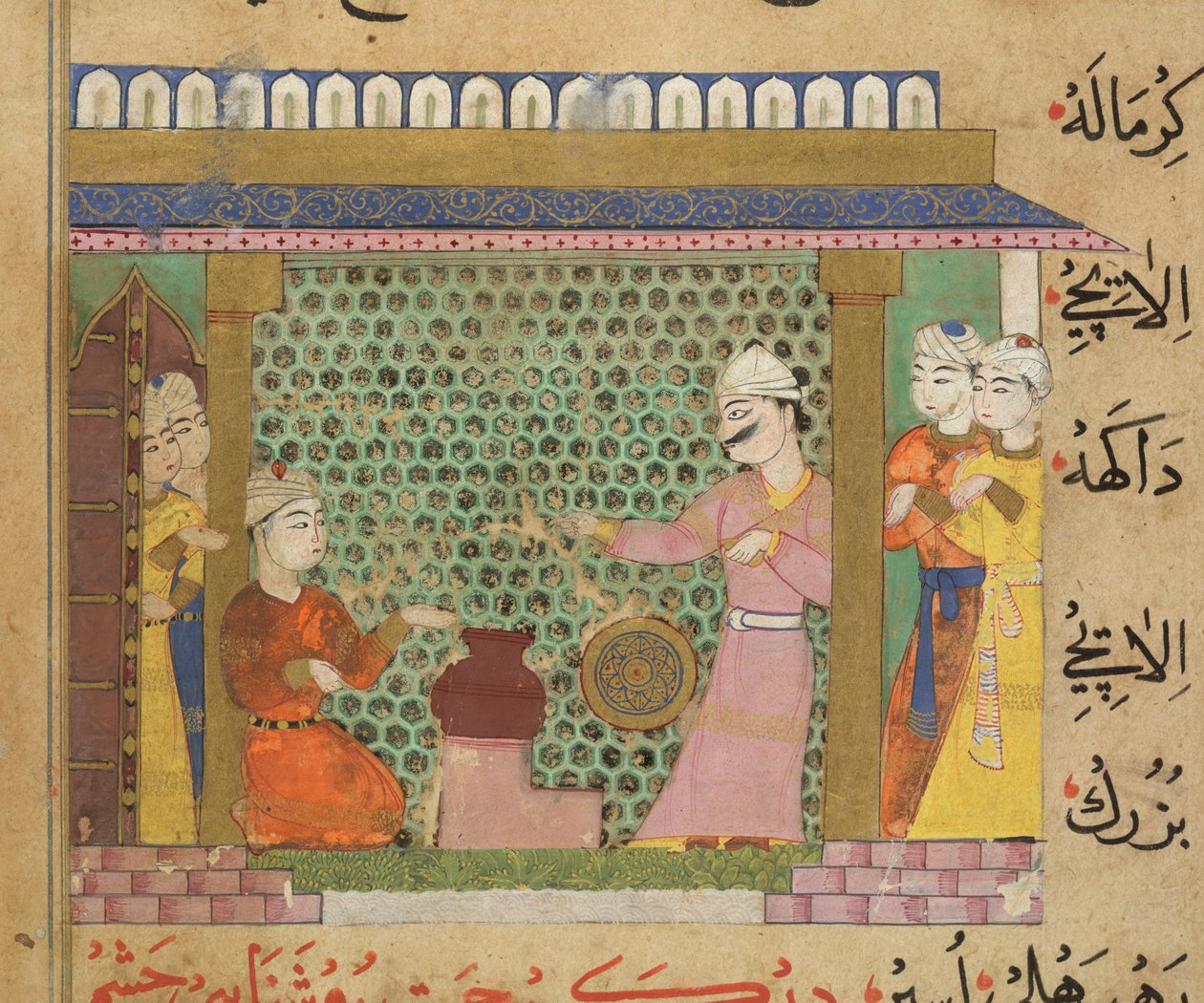 Sultan Ghiyath al-Din dohlíží na přípravu léků od The Ni