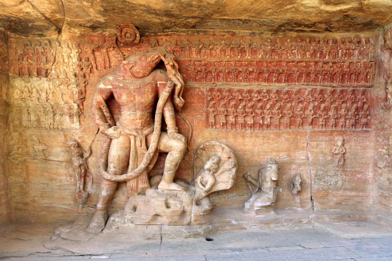 Višnu jako Varaha Avatar (foto) od School Indian