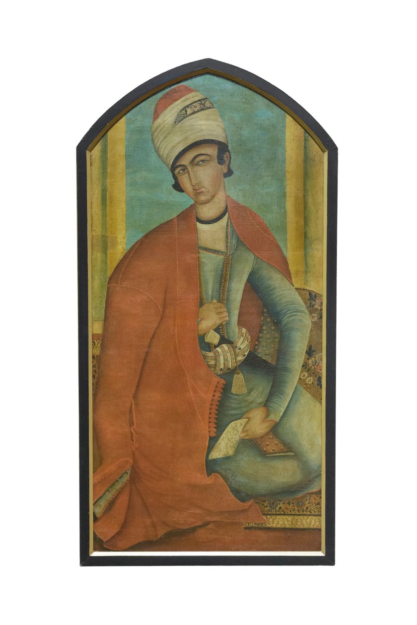 Zandský princ, neznámý autor (olej na plátně) od School Iranian