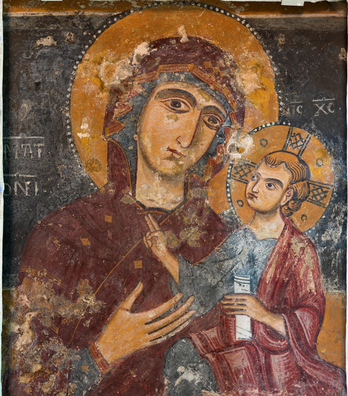 Freska v kostele Santa Maria della Palomba od School Italian