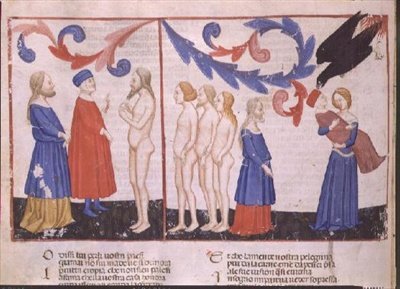Purg.IX f.32v Sen o Dantově zabití orlem z 