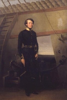 Námořní důstojník (olej na plátně) od School Italian
