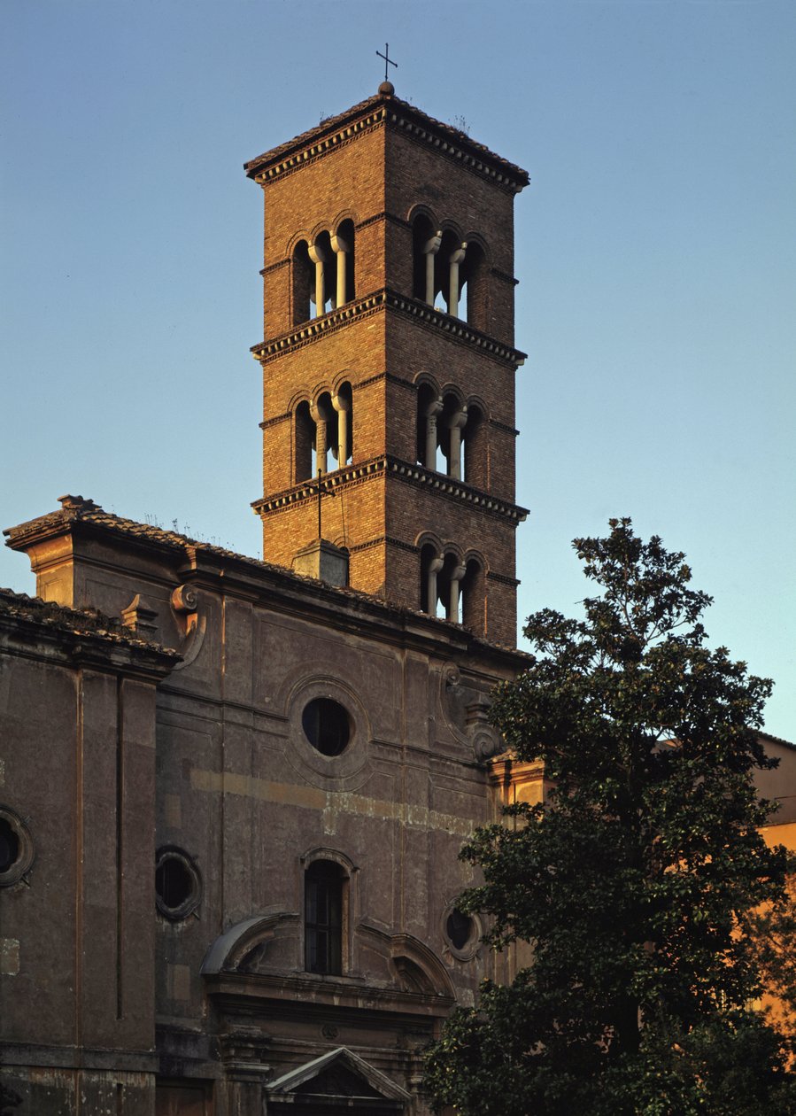 Pohled na kostel San Sisto vecchio, 5.-12. století od School Italian