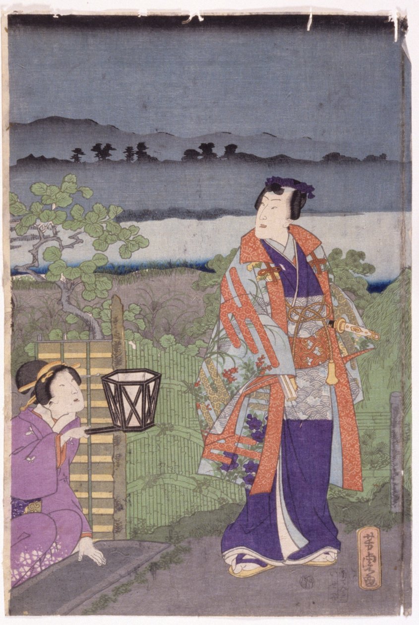 (barevný dřevoryt) od School Japanese