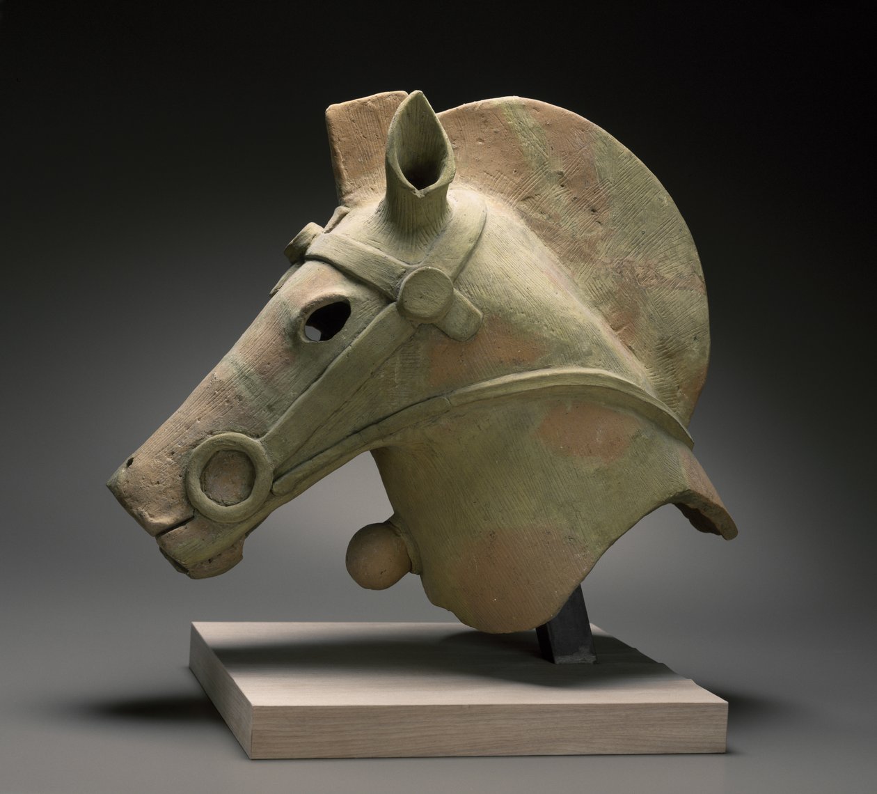 Haniwa Horse, bez data (červená kamenina) od Japanese School